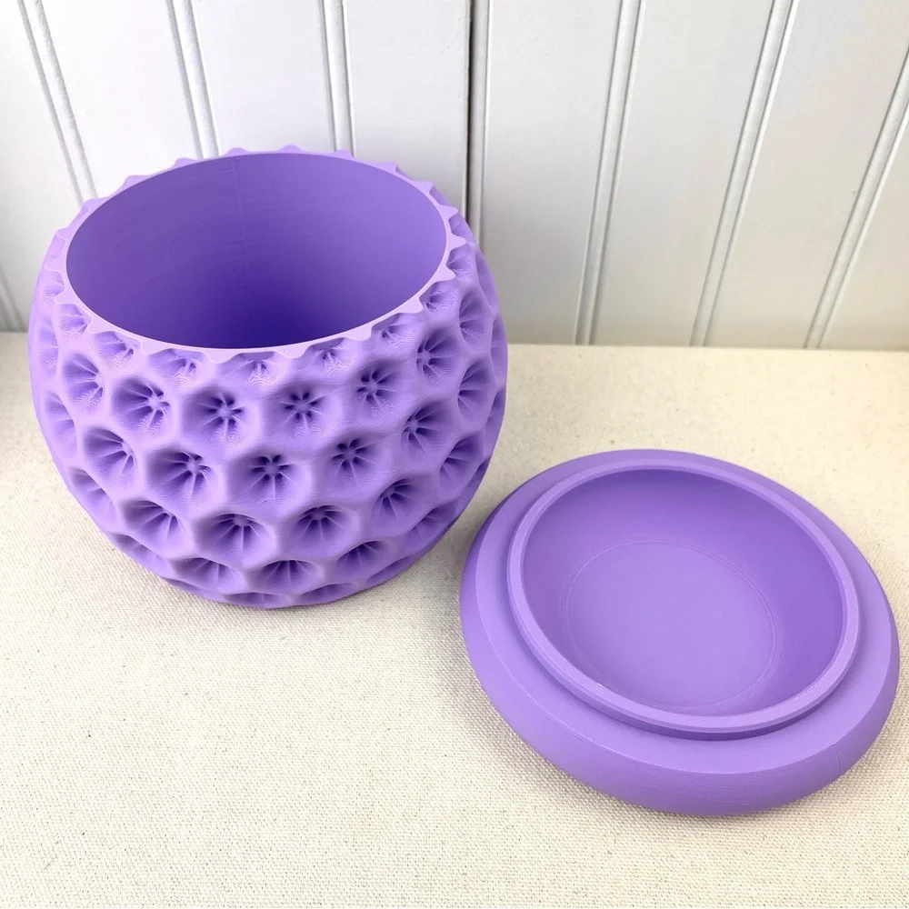 Modern Geometric Planter with Drainage Tray, Starry Planter Pot, Flower Pot